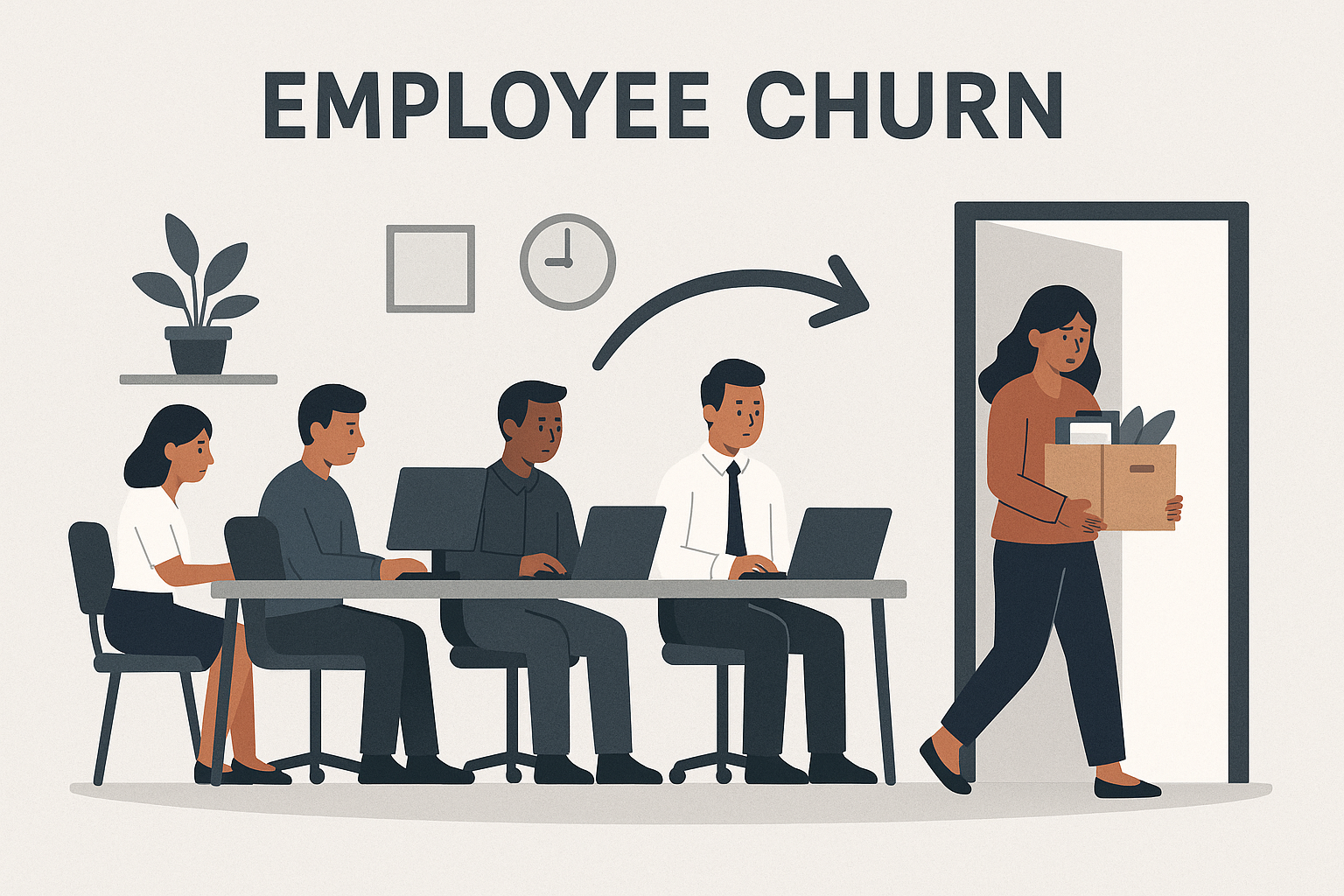 Employee Churn Prediction & Risk Analysis